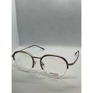Menizzi Round Eyeglasses Frames Designer Glasses Gold Tone‎ M4043-02